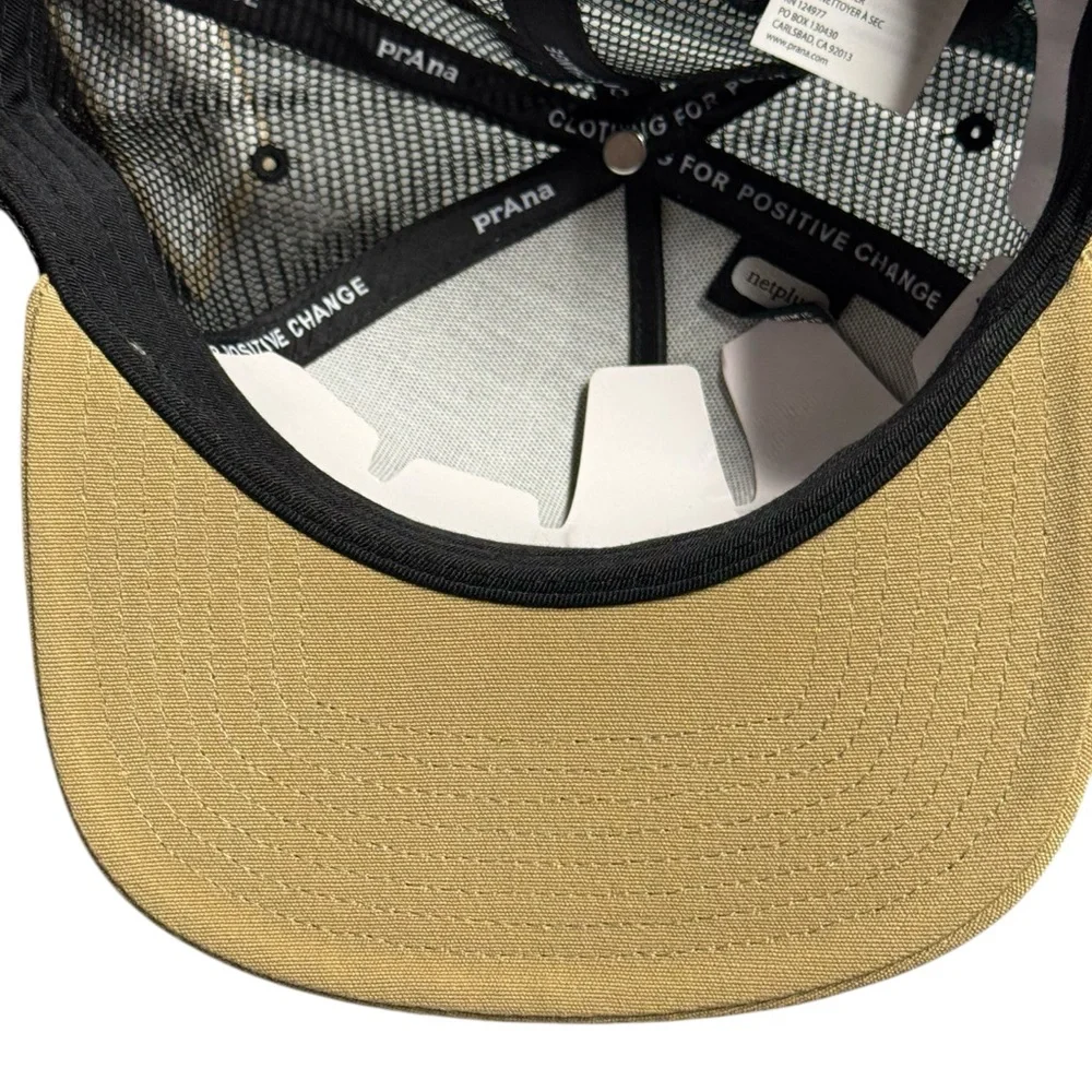 Prana Journeyman Flat Brim Trucker‎ Hat NWT Nomad Climber Mesh Gray Sustainable